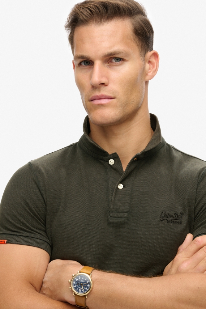 DESTROYED POLO SHIRT M1110345A b7f destroy black